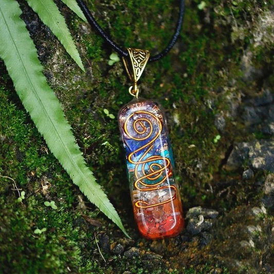 7 Chakra Orgone Pendant Necklace-Gift