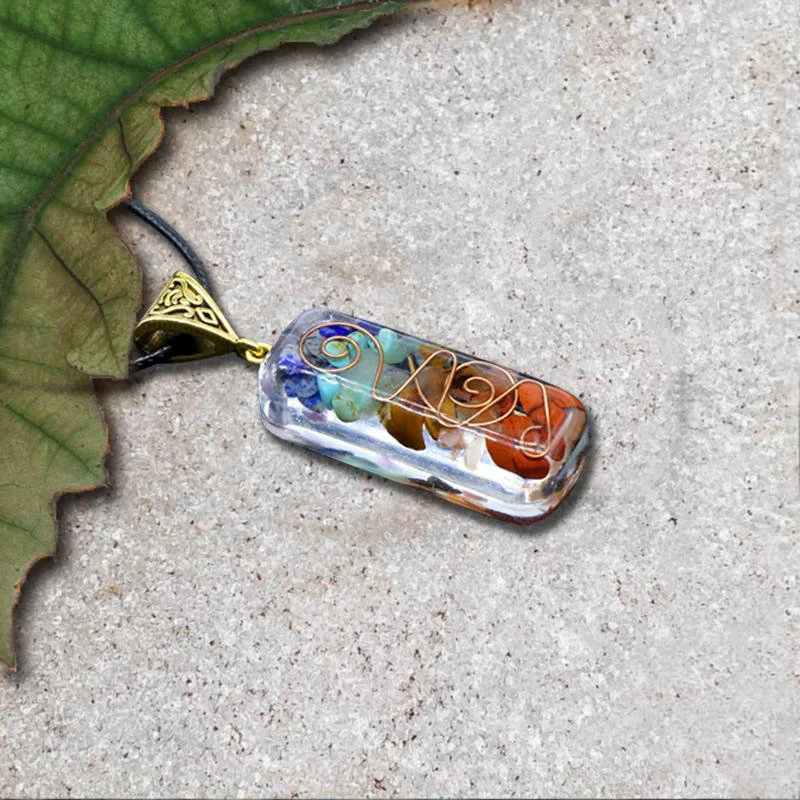 7 Chakra Orgone Pendant Necklace-Gift