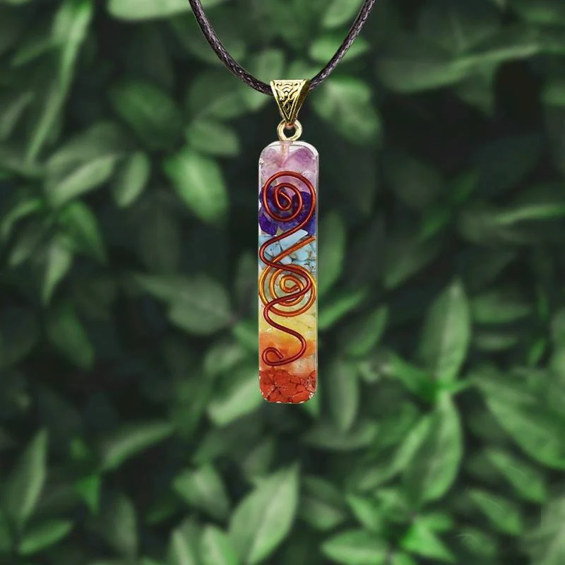 7 Chakra Orgone Pendant Necklace-Gift