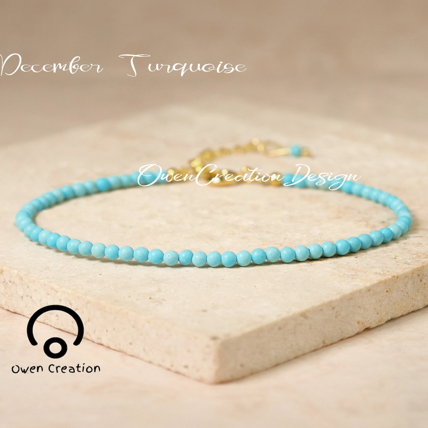 Minimalist Turquoise Dainty Bracelet-Natural Stone Yoga Bracelet- Healing Crystal Bracelet