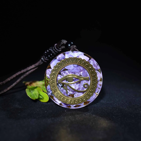 Orgonite Necklace-Natural Crystal Pendan