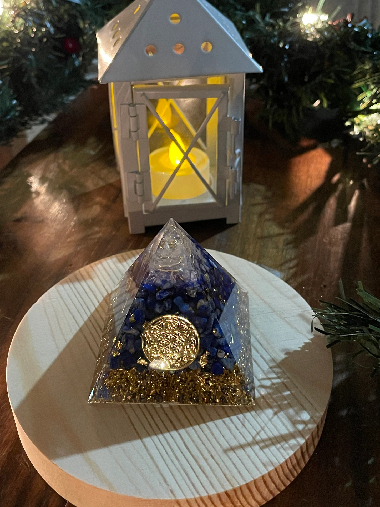 orgonite pyramid hexagram Crystals Healing Crystals EMF Radiation Protection